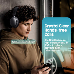 Mufflyon V2 Noise Cancelling Headphones For Long Flights