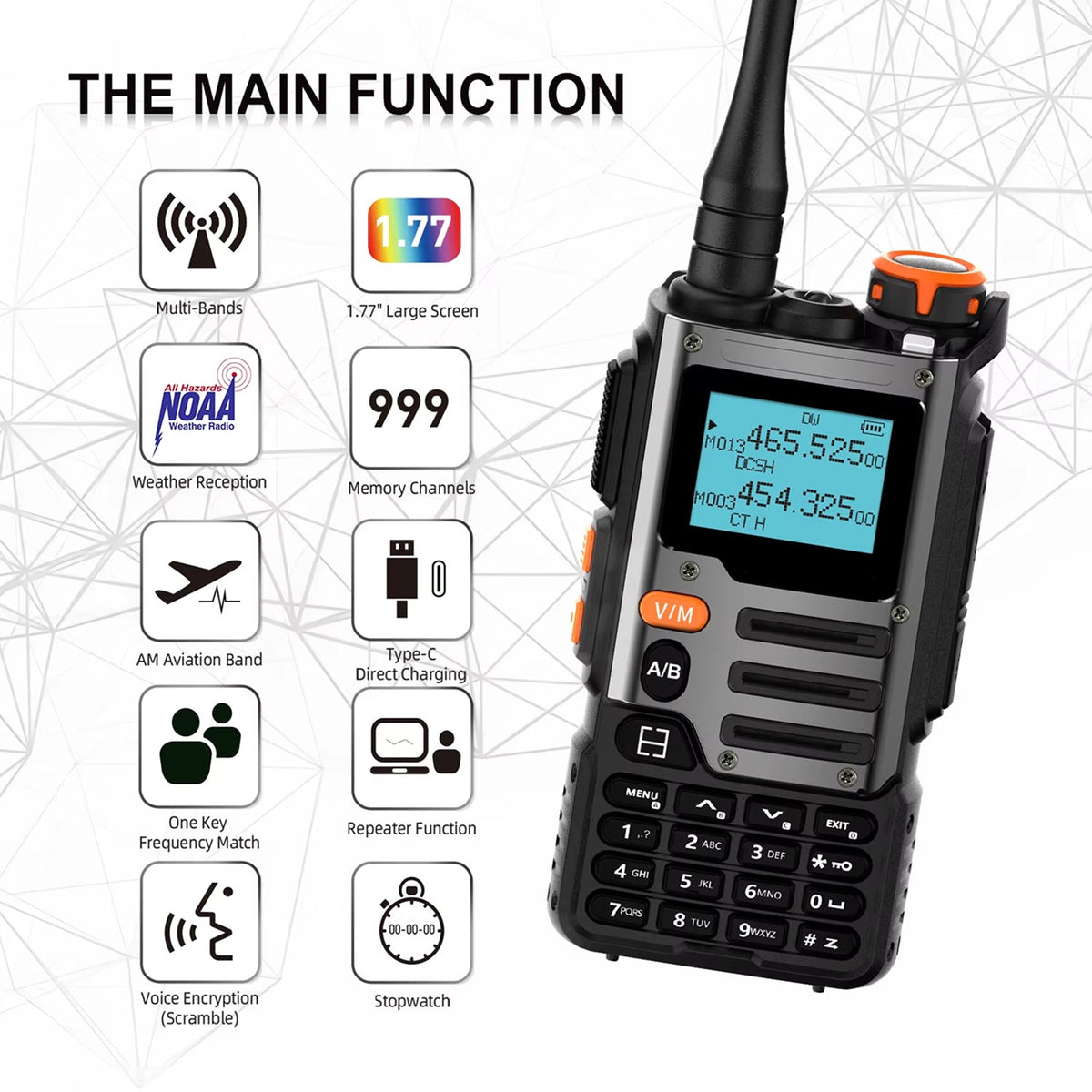 Talkobex Long-Range Walkie Talkie