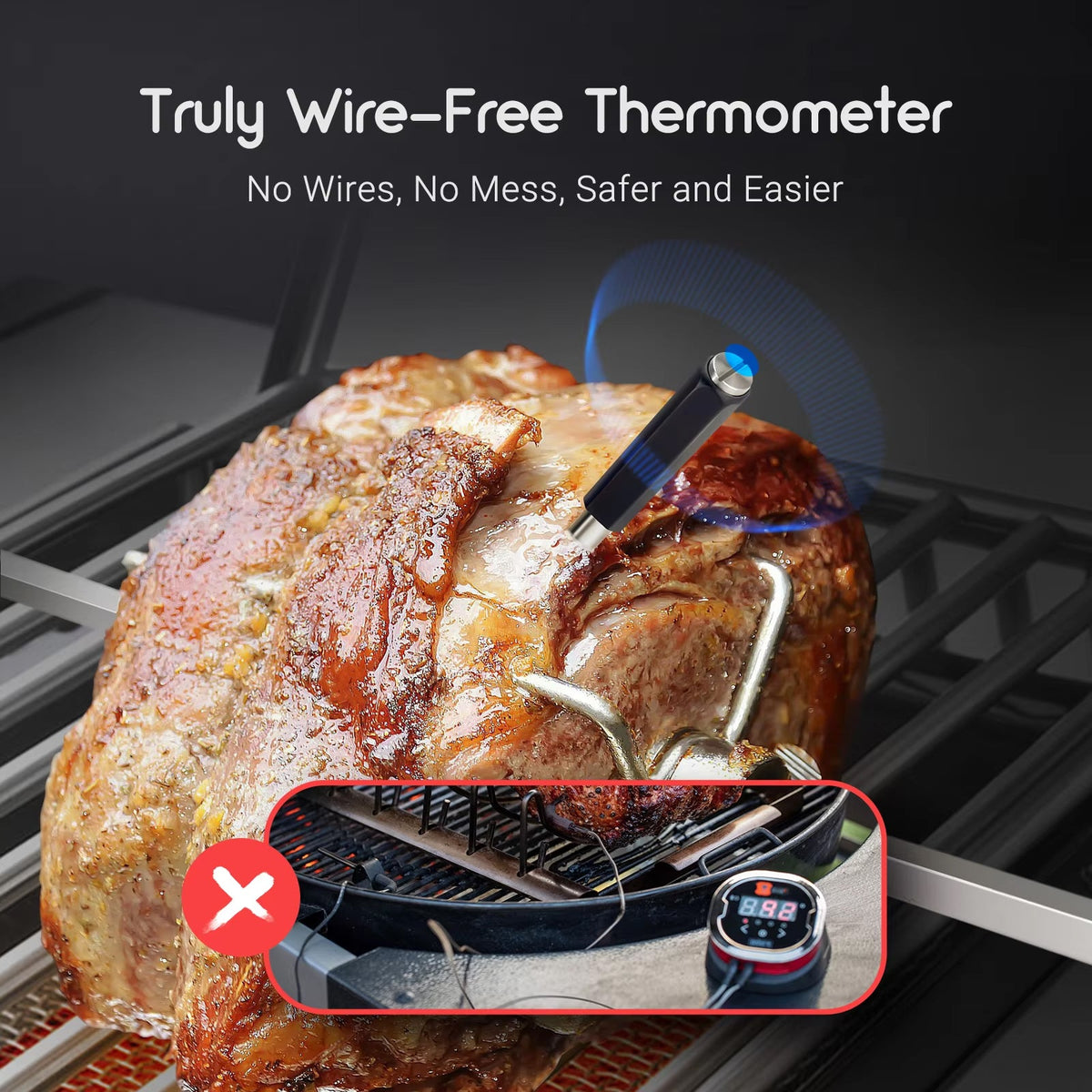 Chefabot Wireless Meat Thermometer