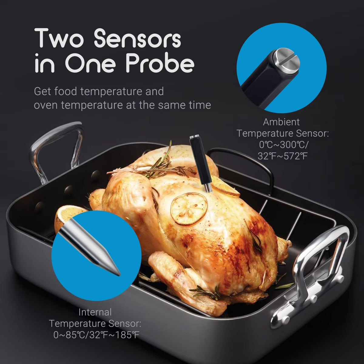 Chefabot Wireless Meat Thermometer