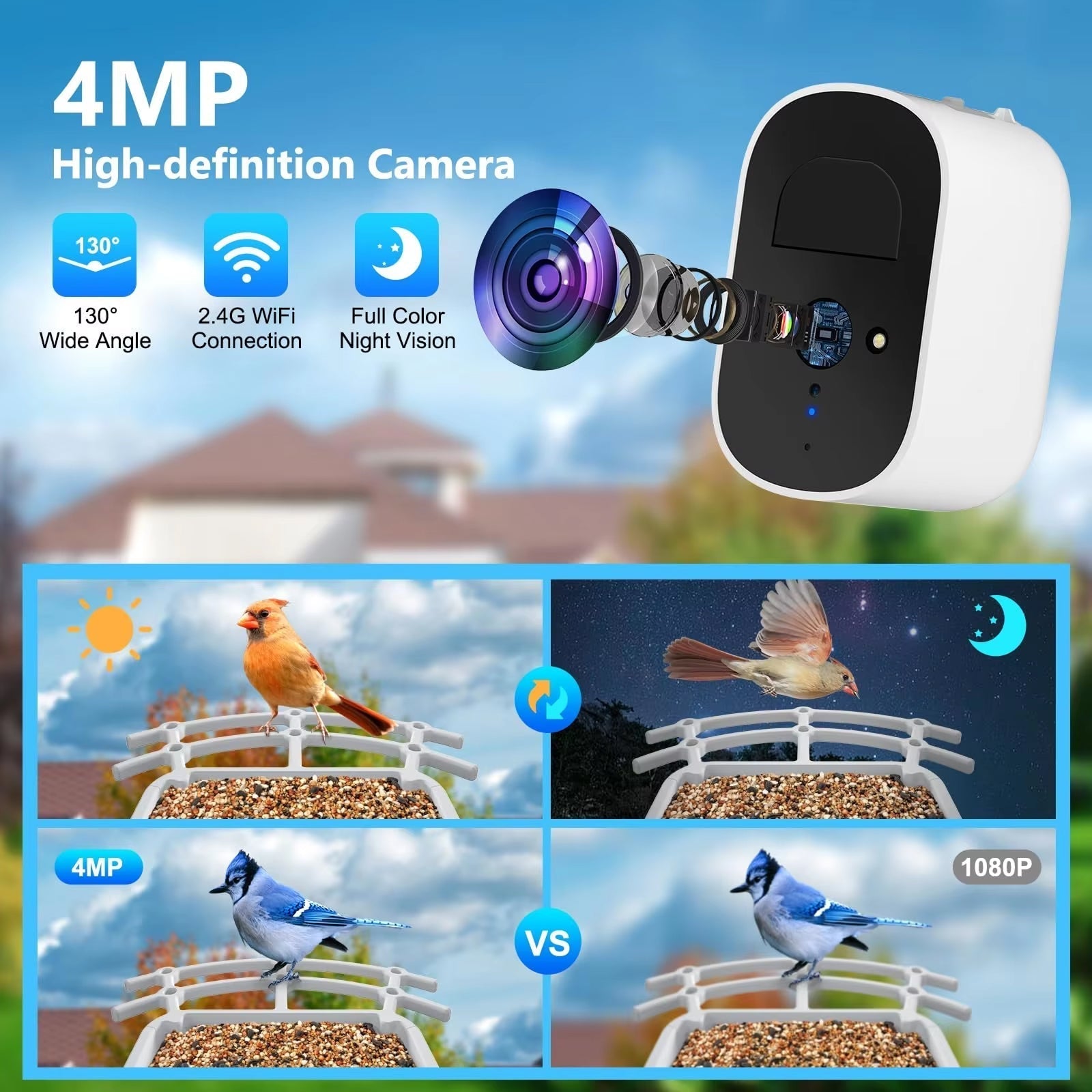 Chirpyq Smart Fuglemater