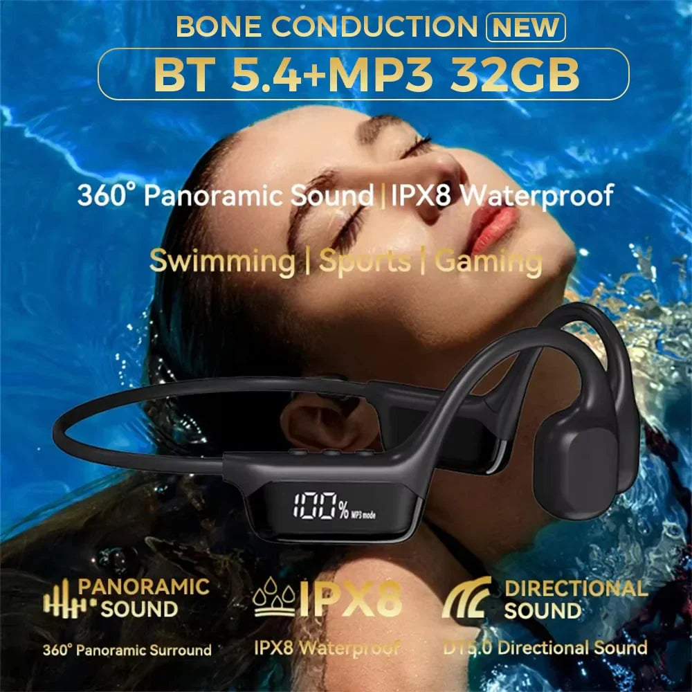 Cranovib V2 Bone Conduction Hodetelefoner