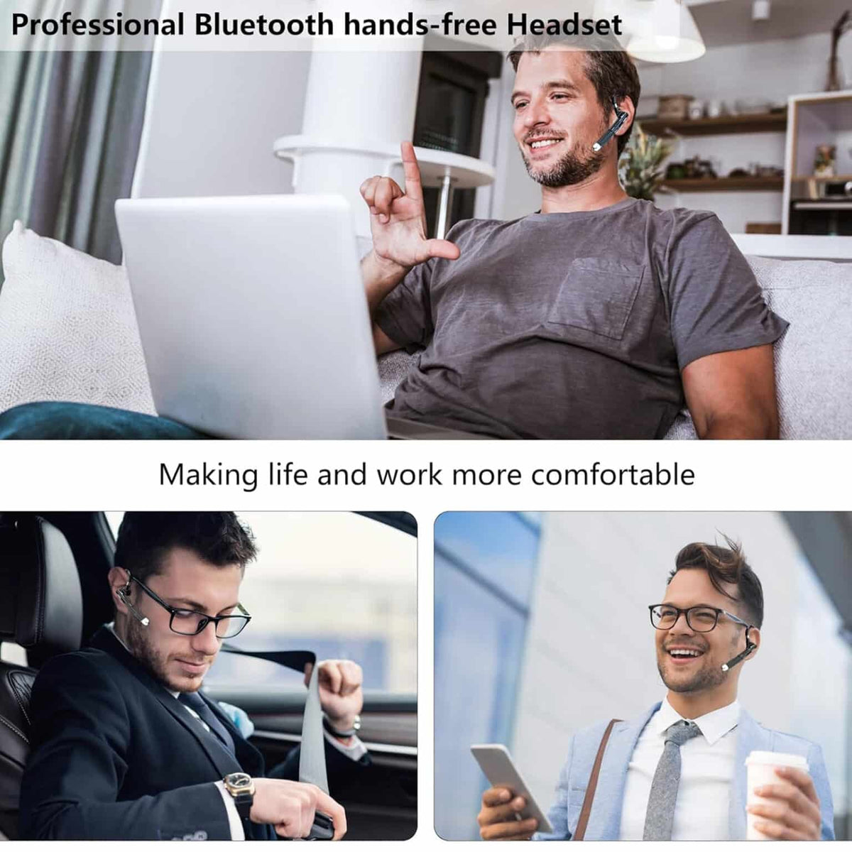 EzyTalux Bluetooth Headset For Truck Drivers