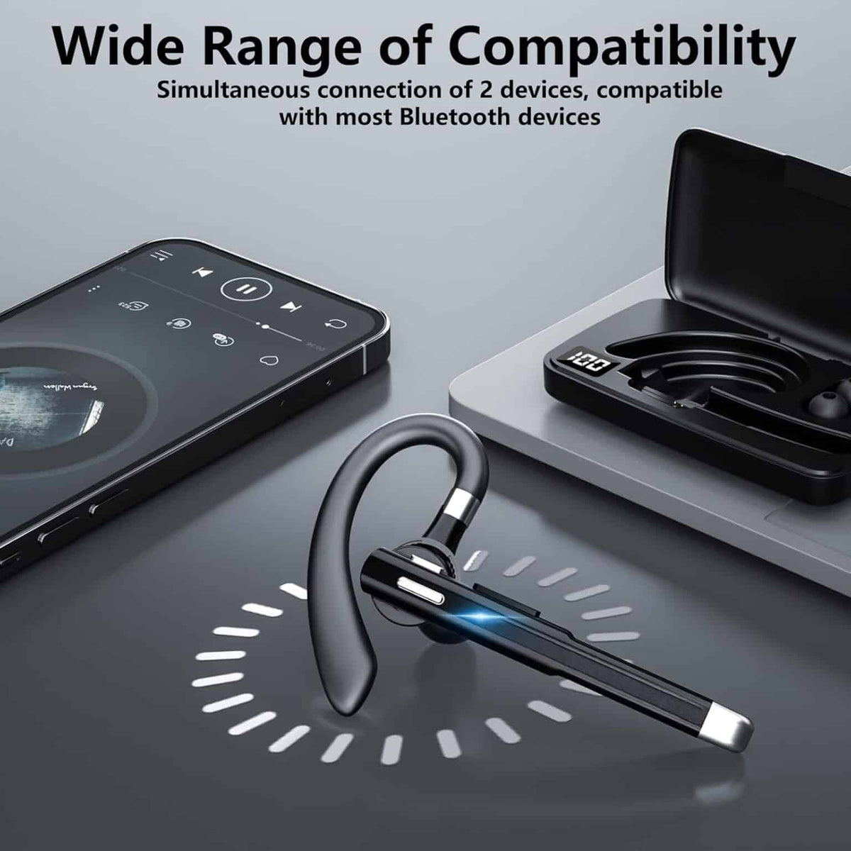 EzyTalux Bluetooth Headset For Truck Drivers