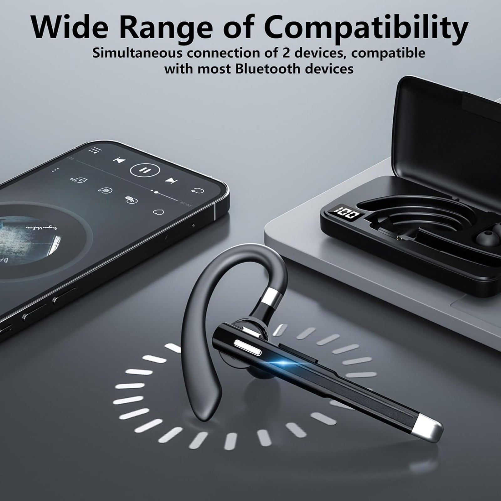 EzyTalux Bluetooth Headset For Truck Drivers