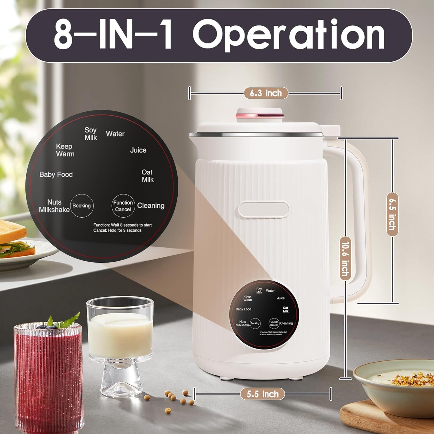Milkonekt Nøttemelk Maskin