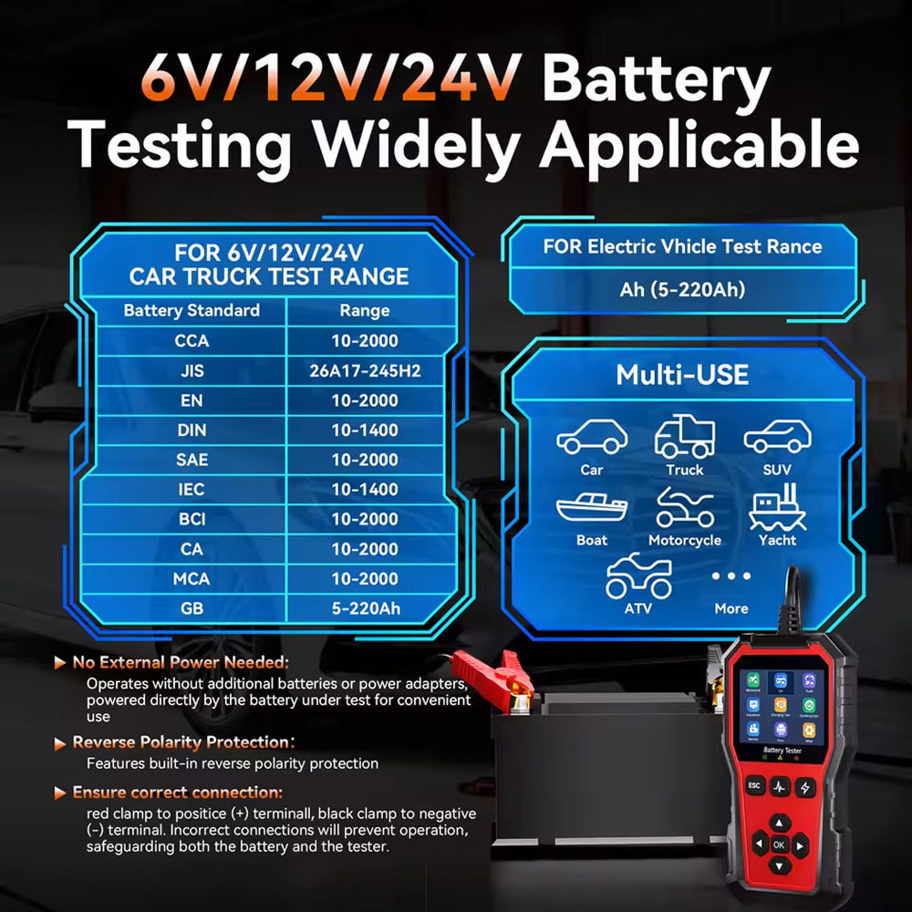 VoltDiag Bilbatteritester
