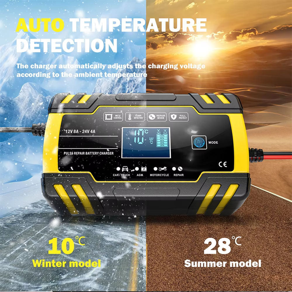 VoltaxLod Vedlikeholdslader til Bilbatteri